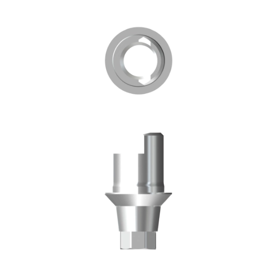 Semi-circle Ti-Base Abutment Warantec