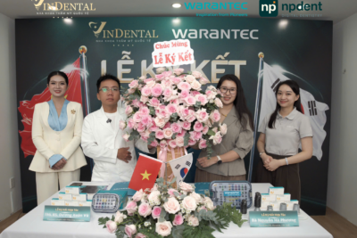 Lễ ký kết hợp tác chiến lược giữa hệ thống nha khoa VinDental và hãng Implant Warantec
